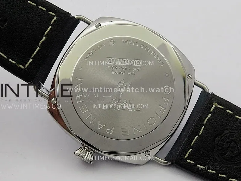 PAM1383 HWF 1:1 Best Edition Blue Dial On Blue ASSO Leather Strap A6497
