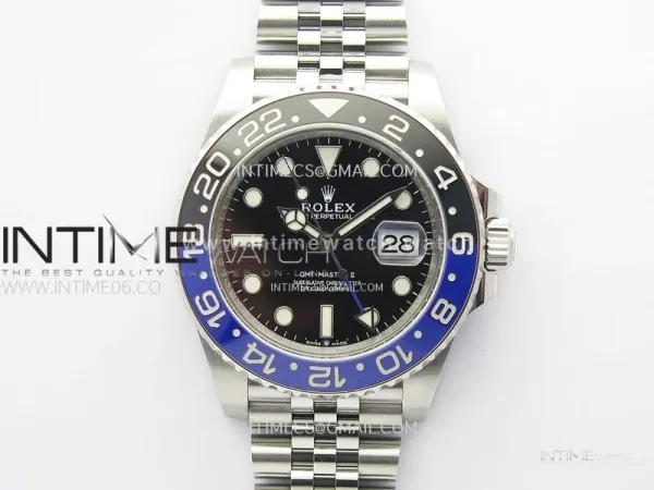 GMT-Master II 126710 BLNR Blue/Black Ceramic C+F 1:1 Best Edition Black Dial on Jubilee Bracelet SH3285 CHS