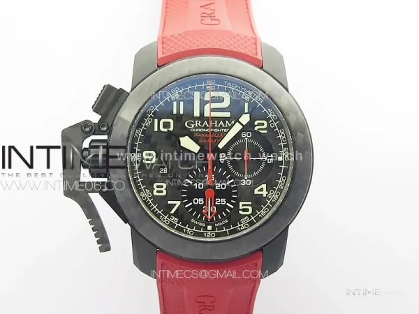 Chronofighter Superlight JKF 1:1 Best Edition on Black Rubber Strap A7750