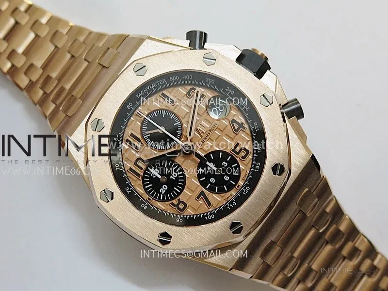 Royal Oak Offshore 42mm RG TKF Best Edition RG Dial on RG Bracelet A7750