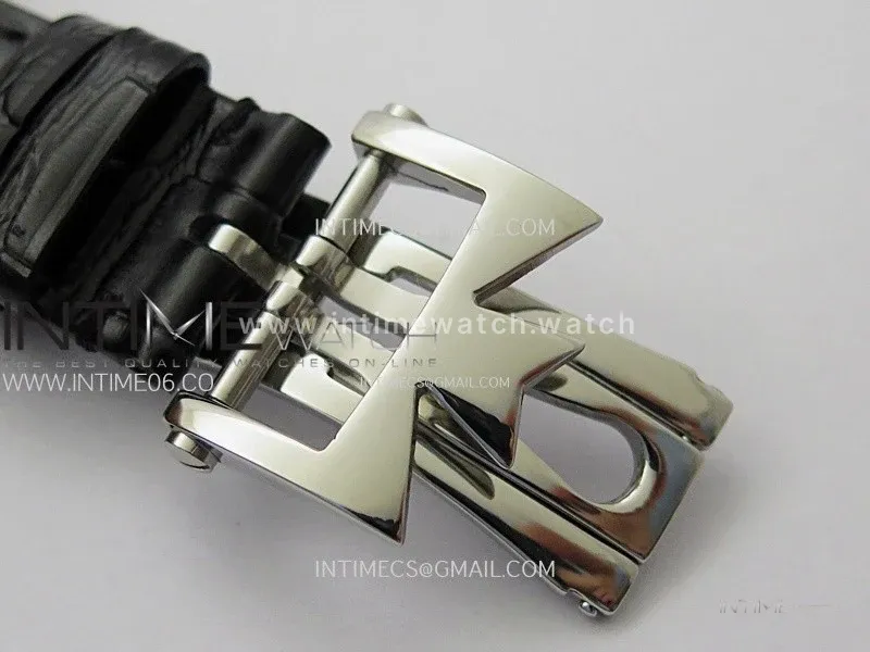 Malte Tourbillon SS AXF Best Edition White Dial on Black Leather Strap
