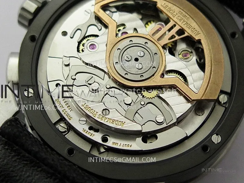 Code 11.59 Chrono 26393 SS/PVD APPF Best Edition Black Dial on Black Nylon Strap A4401