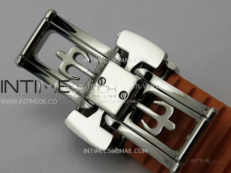 Aquanaut 5968 SS YLF Best Edition Gray Dial on Orange Rubber Strap A520