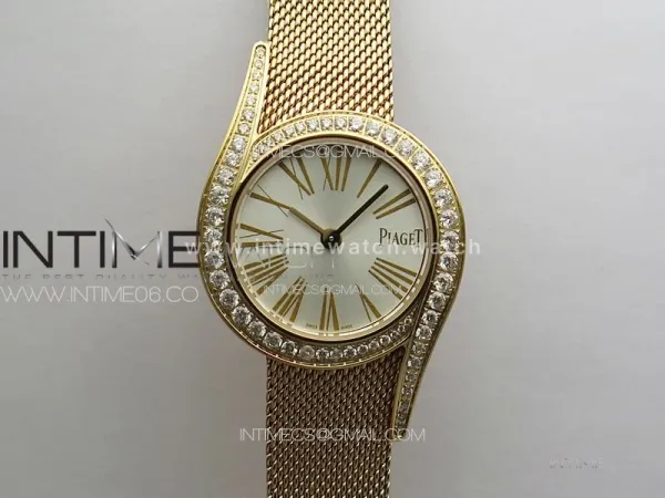 Limelight Gala 32mm RG ZF 1:1 Best Edition Silver Dial on SS Bracelet Siwss Quartz