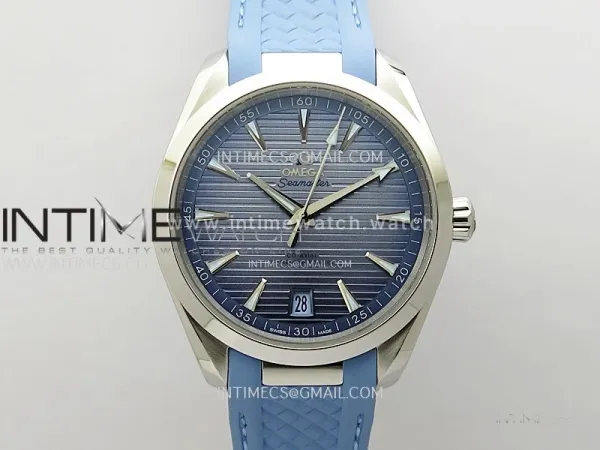 Aqua Terra 41mm VSF 1:1 Best Edition Summer Blue Dial on Blue Rubber Strap A8900 Super Clone