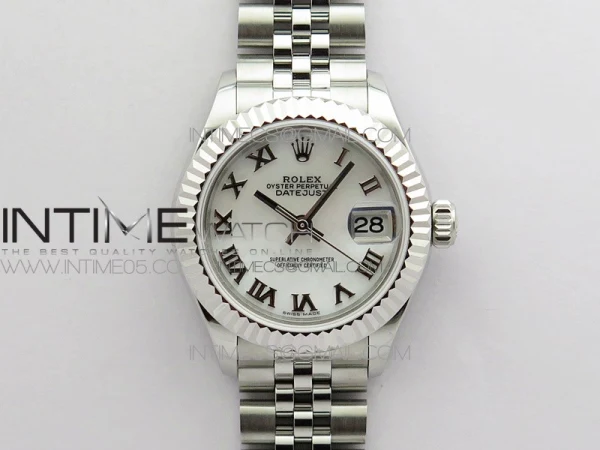 Datejust 28mm 279174 SS BP Best Edition White Roman Markers Dial on SS Jubilee Bracelet ETA2671