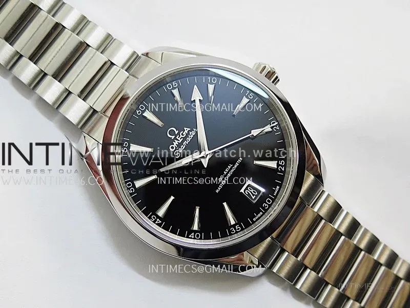 Aqua Terra 150m 41mm VSF 1:1 Best Edition Black Dial on SS Bracelet A8900 Super Clone