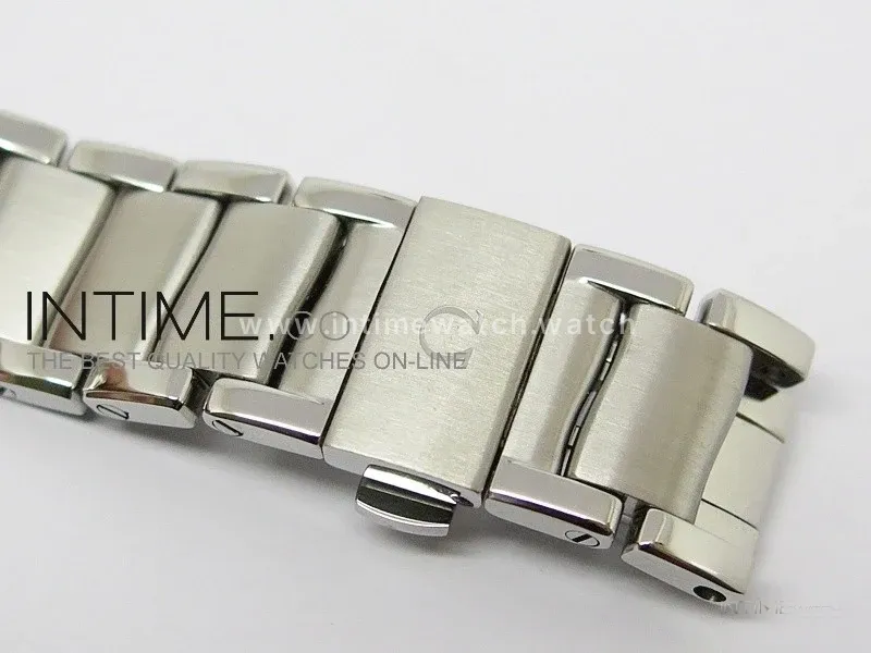 De Ville Lady SS Blue Textured Dial Diamonds Bezel on SS Bracelet SEIKO NH05A