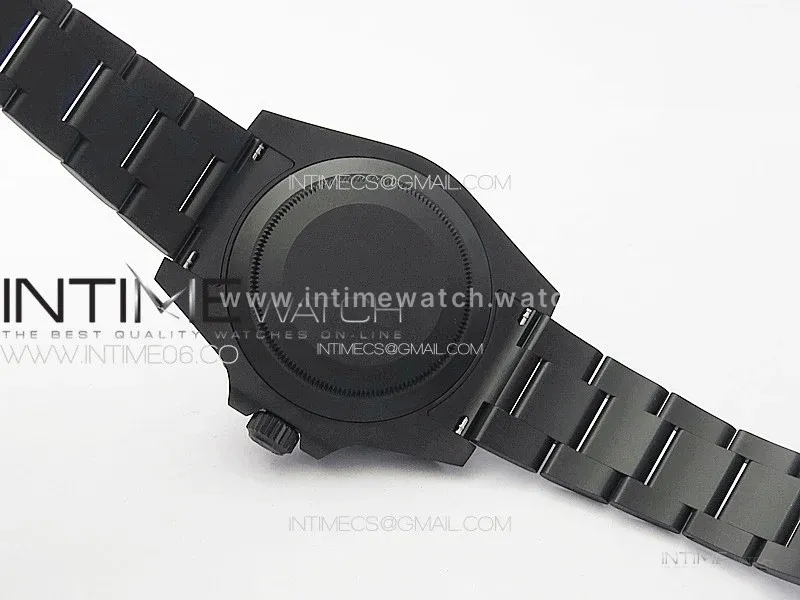 Submariner DIW DLC Sandblasted VSF 1:1 Best Edition Black/Blue Dial on DLC Bracelet VS3135