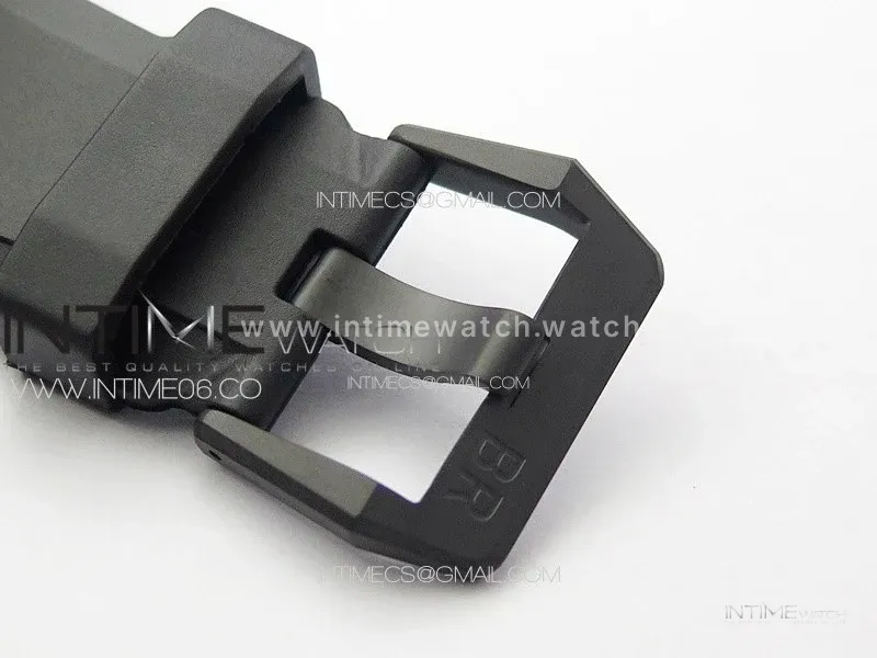 BR 03-92 Real Ceramic 1:1 Best Edition Black Dial on Black Rubber Strap MIYOTA 9015