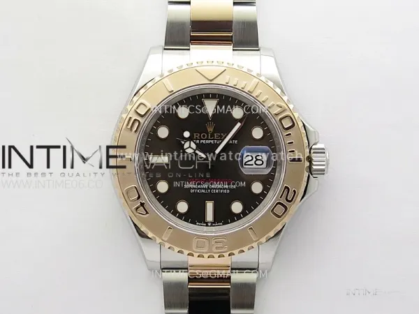 Yacht-Master 126621 904L/RG C+F 1:1 Best Edition Brown Dial On 904L/RG Bracelet VR3235