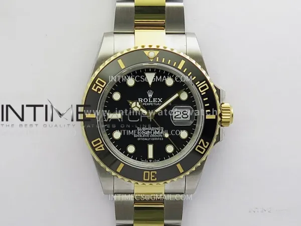 Submariner 126613 LN 904L SS/YG QF 1:1 Best Edition Black Dial On 904L SS/YG Bracelet SH3235 (Free Sprung)