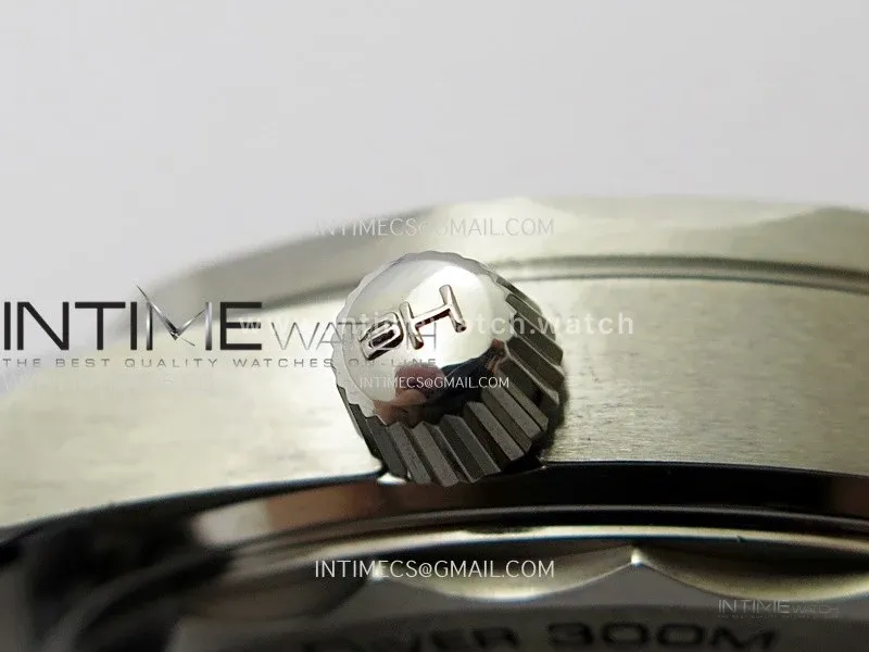 Seamaster Diver 300M B50F Black Ceramic Black Dial on SS Bracelet A8800 (Free Rubber Strap)