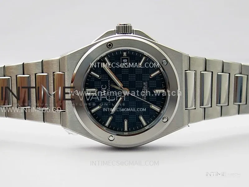 Ingenieur IW328903 SS A7F 1:1 Best Edition Aqua Blue Dial on SS Bracelet A2892