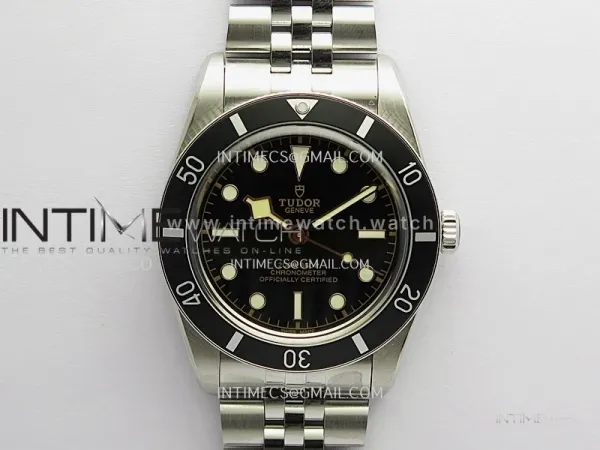 Heritage Black Bay M79000N 37mm SS ZF 1:1 Best Edition Black Dial Black Bezel On Jubilee Bracelet A2824
