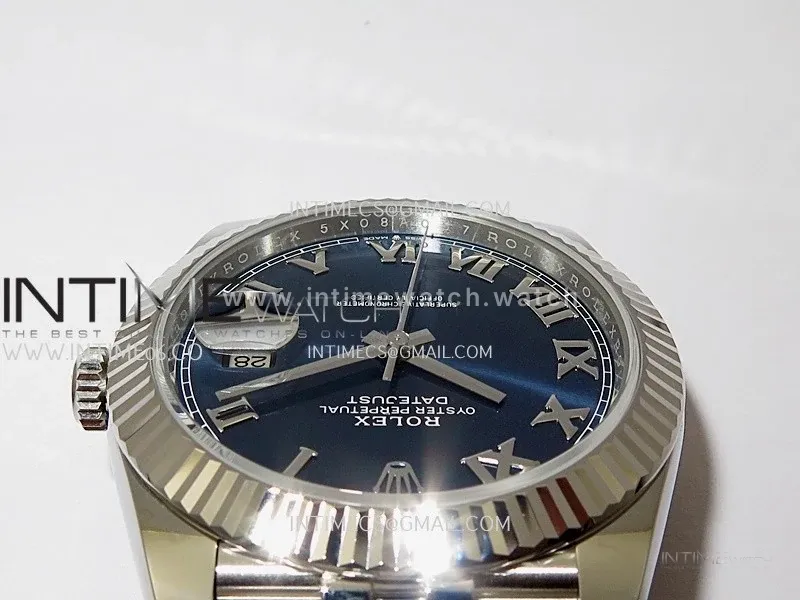 DateJust 41 126334 904L SS VSF 1:1 Best Edition Blue Dial on Jubilee Bracelet VS3235 V2 (133g)