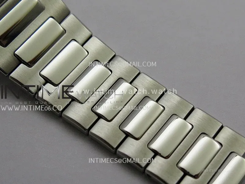 Nautilus 7118 Ladies Diamond Bezel SS DDF 1:1 Best Edition Blue Dial On SS Bracelet Super Clone DD324