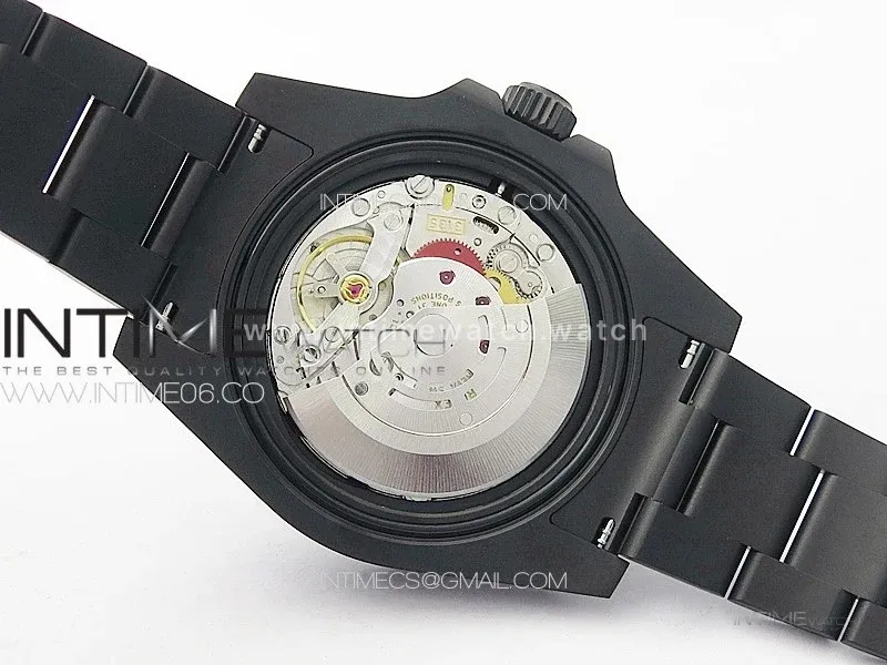 Submariner DIW DLC Sandblasted VSF 1:1 Best Edition Black/Blue Dial on DLC Bracelet VS3135
