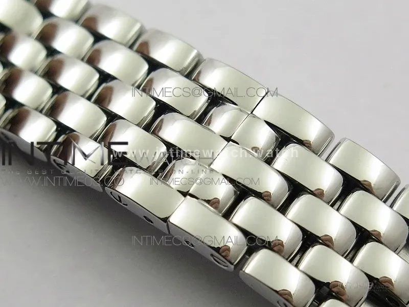 Panthère Secrete De Ladies 27mm SS BVF 1:1 Best Edition White Dial on SS Bracelet Ronda Quartz