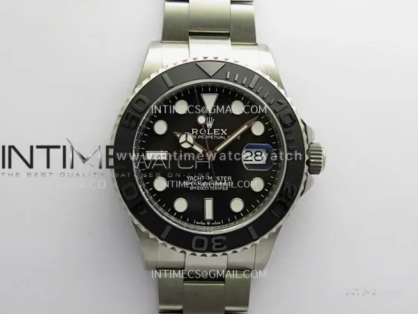 Yacht-Master 226627 Titanium WF 1:1 Best Edition Black Dial On Titanium Bracelet DD3235