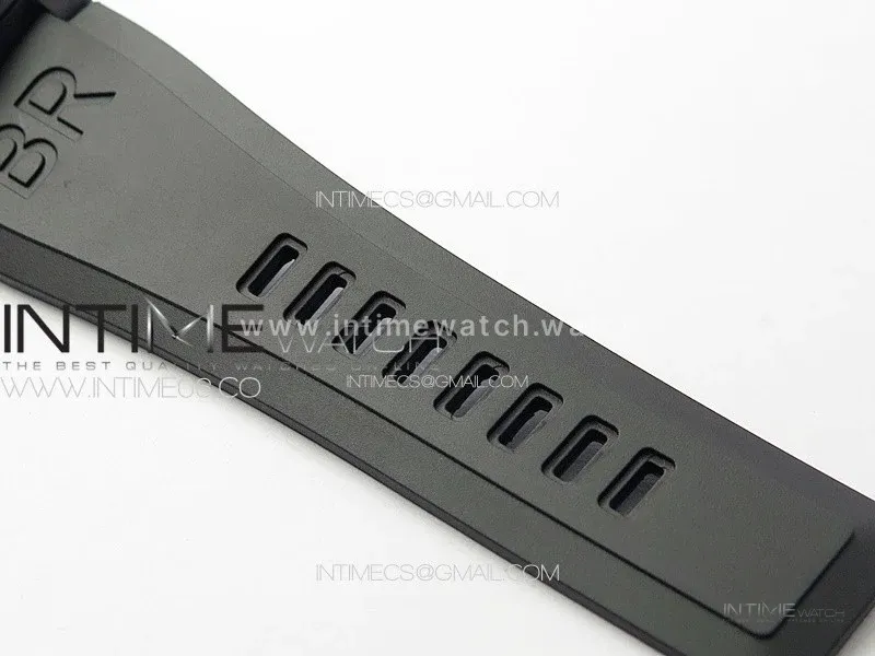 BR 03-92 Real Ceramic 1:1 Best Edition Black Dial Black Markers on Black Rubber Strap MIYOTA 9015