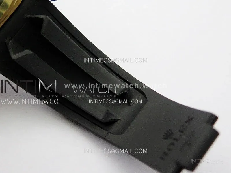 Yacht-Master 226658 Gain Weight QF 1:1 Best Edition Black Dial On Oysterflex Strap VR3235