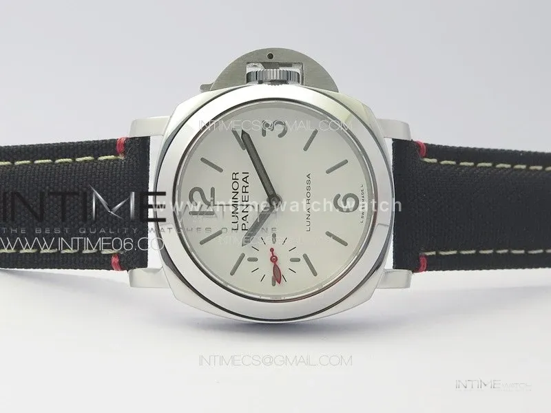 PAM1342 W HWF 1:1 Best Edition White Dial on Black Nylon Strap A6497