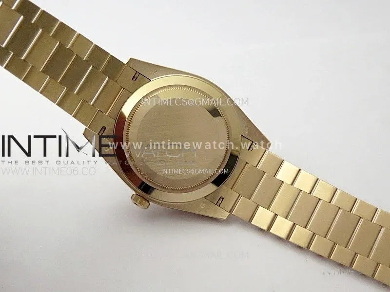 Day Date 228235 40mm 904L RG 1:1 ONE Factory Best Edition Brown Dial Sticks Markers on RG President Bracelet SA3255