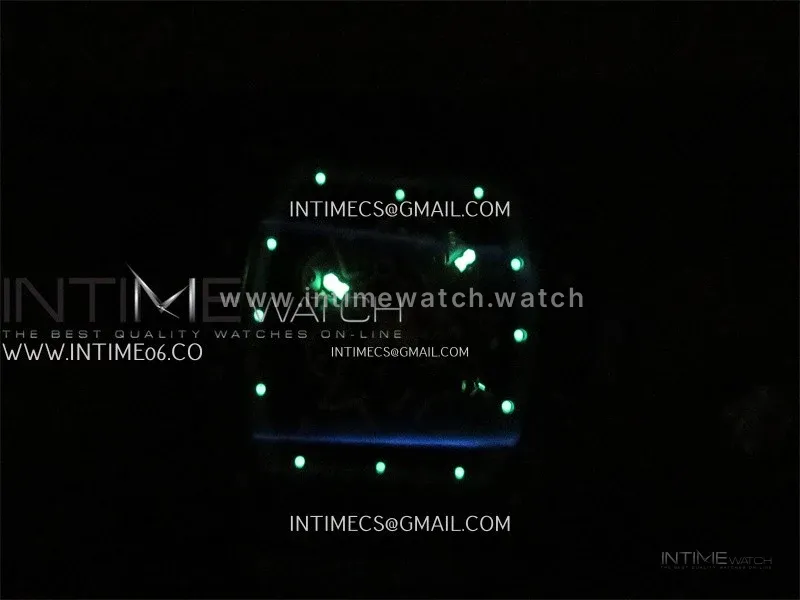RM055 Black inner Bezel Black Crown NTPT/Ti ZF 1:1 Best Edition on Black Rubber Strap RMUL2 Super Clone