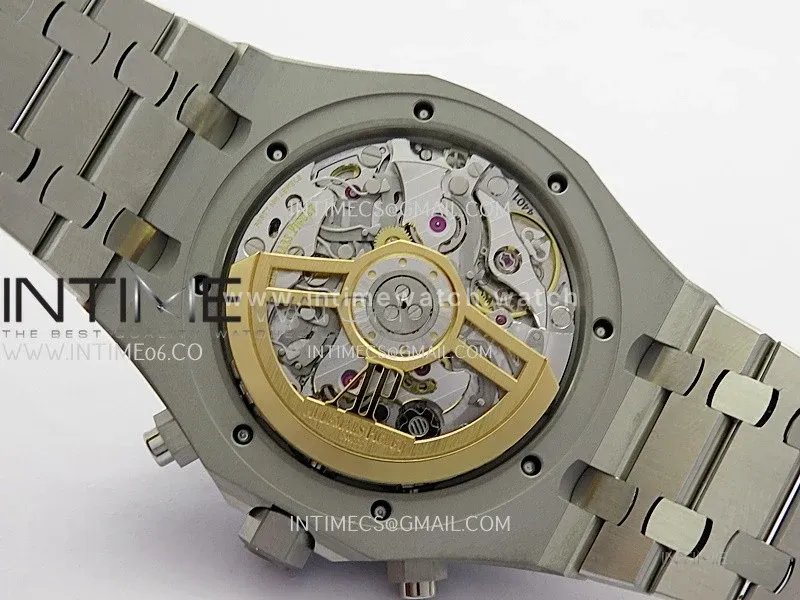 Royal Oak Chrono 26240 SS ZF 1:1 Best Edition Black Dial On SS Bracelet Super Clone DD4401