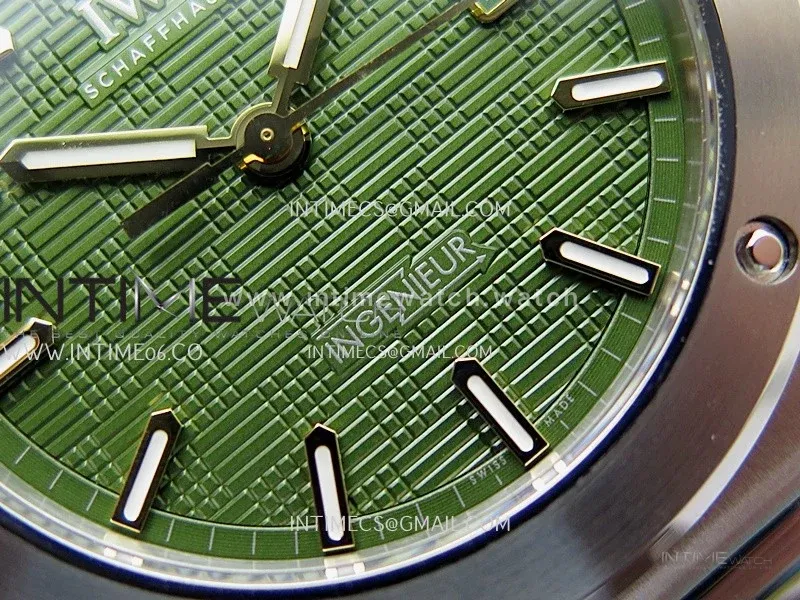 Ingenieur IW328908 SS A7F 1:1 Best Edition Green Dial on SS Bracelet A2892