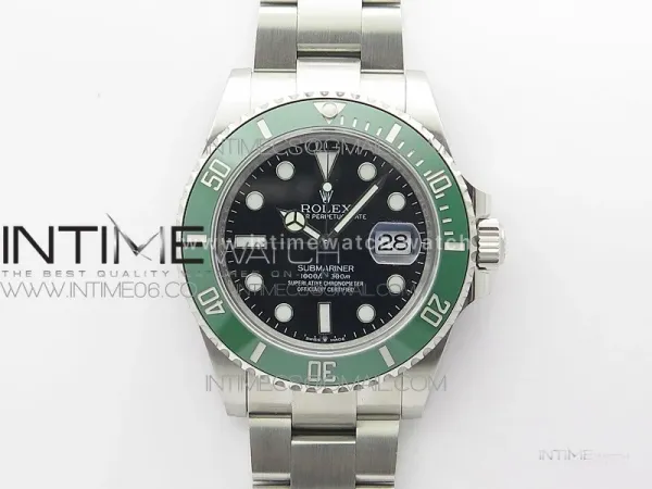 Submariner 41mm 126610 LV CF Green Ceramic Bezel 904L 3EF 1:1 Best Edition Black Dial On Oyster Bracelet SA3235
