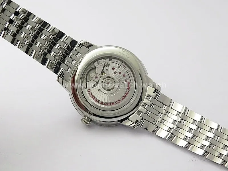 De Ville 40mm SS GTF 1:1 Best Edition Gray Dial on SS Bracelet A8000(Free Leather Straps)