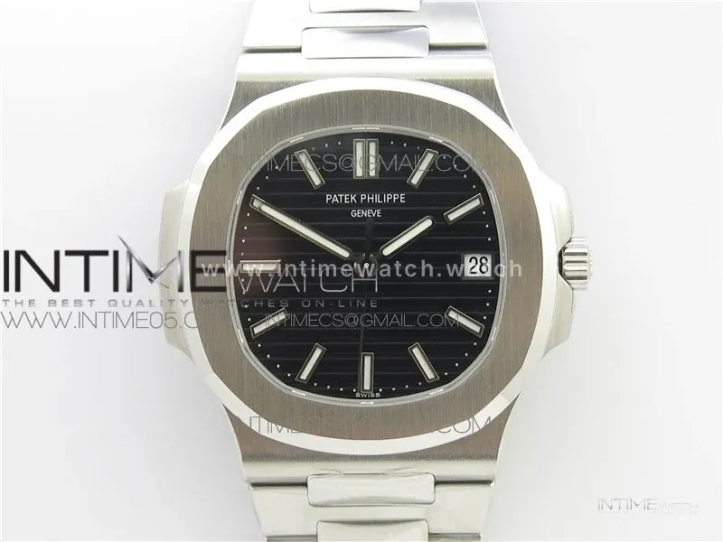 Nautilus 5711/1A GRF Best Edition Black Textured Dial on SS Bracelet A324 V2