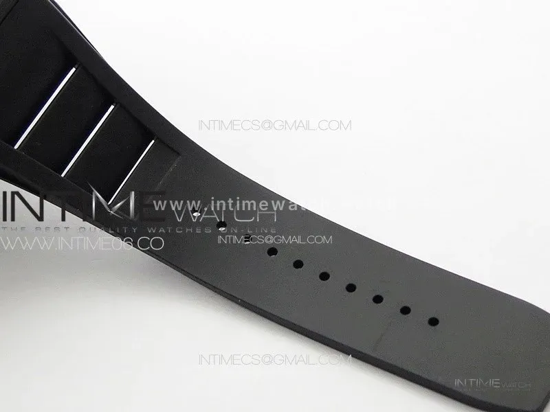 RM035-01 Forged Carbon Case KUF Best Edition Red Crown on Black Rubber Strap MIYOTA8215