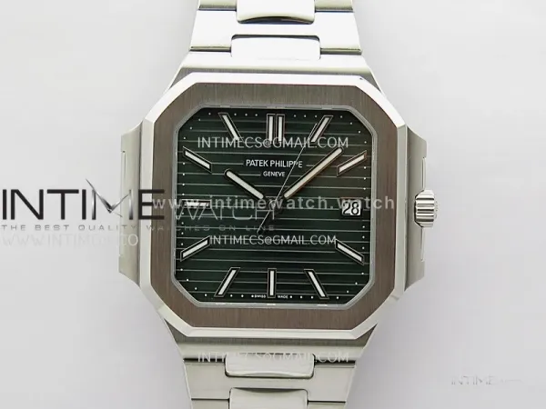 Cubitus 5821 SS PPF Best Edition Green Dial On SS Bracelet PPF 26-330