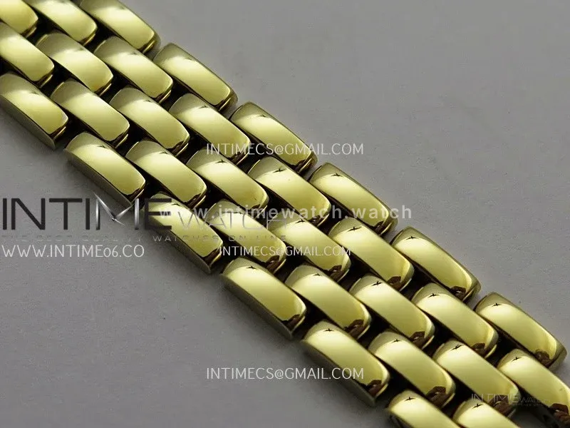Panthère Secrete Ladies 22mm YG BBA 1:1 Best Edition Brown Ombre Dial On YG Bracelet Ronda Quartz