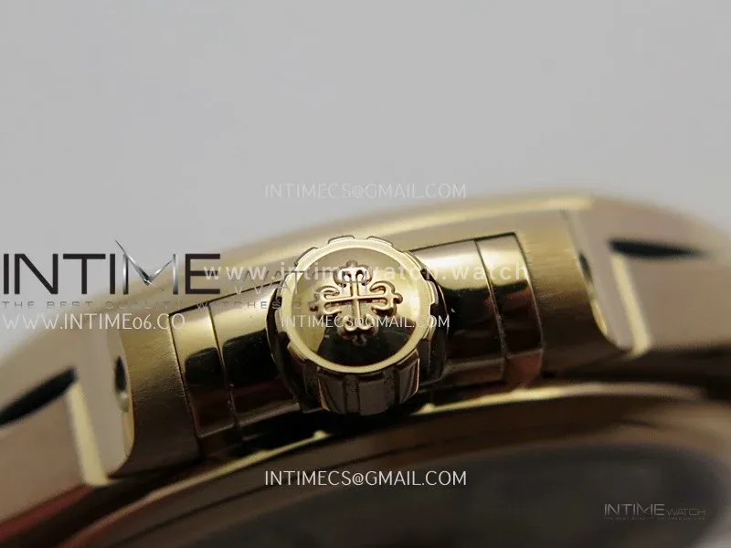 Nautilus 7118 Ladies RG DDF 1:1 Best Edition Silver Dial On RG Bracelet Super Clone DD324
