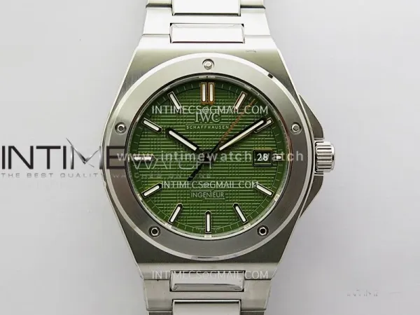 Ingenieur IW328908 SS A7F 1:1 Best Edition Green Dial on SS Bracelet A2892