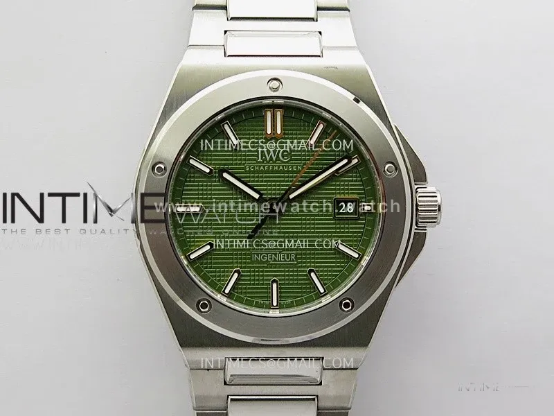 Ingenieur IW328908 SS A7F 1:1 Best Edition Green Dial on SS Bracelet A2892