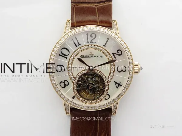 Rendez-Vous Tourbillon RG RMSF Best Edition White Dial on Brown Leather Strap