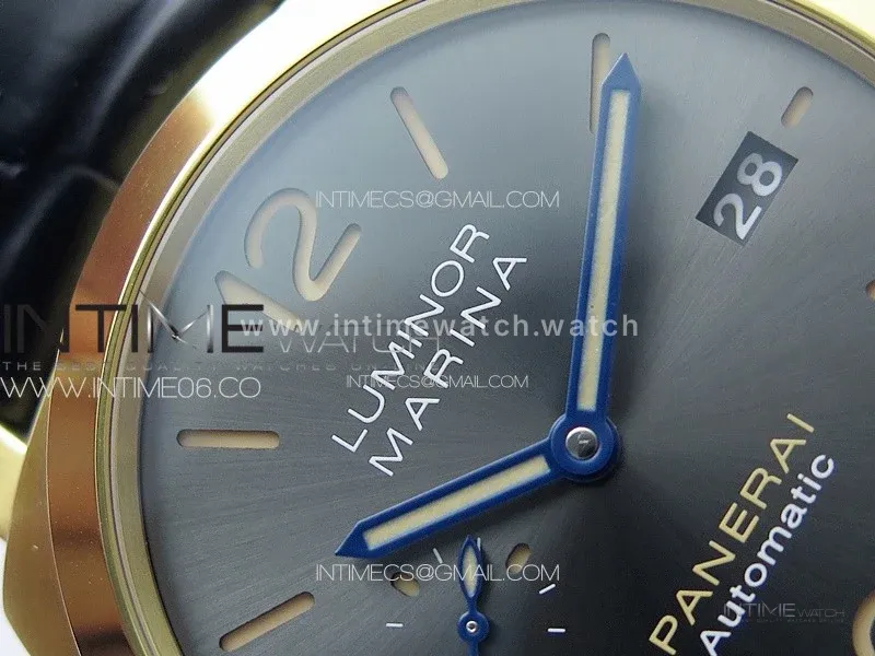 Pre Order PAM1115 RG VSF 1:1 Best Edition Blue Dial on Blue Leather Strap P.9010 Super Clone