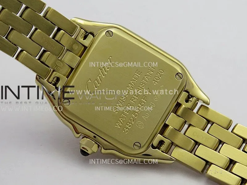 Panthère Secrete Ladies 22mm YG BBA 1:1 Best Edition Brown Ombre Dial On YG Bracelet Ronda Quartz