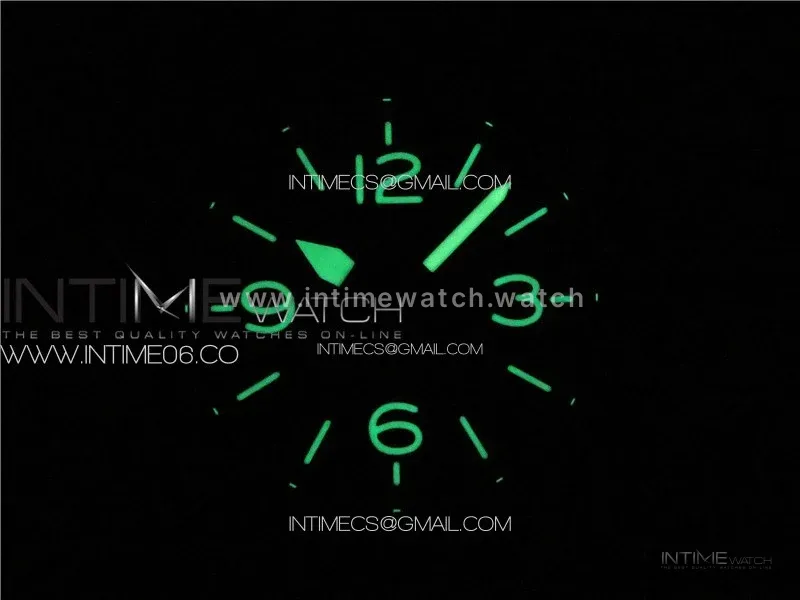 BR 03-92 Real Ceramic 1:1 Best Edition Black Dial Green Markers on Brown Leather Strap MIYOTA 9015