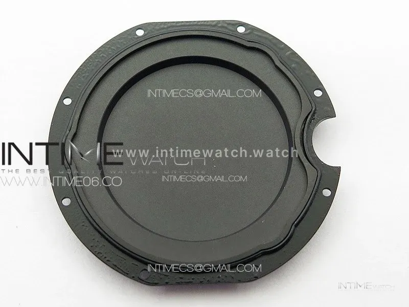 Ballon Bleu 42mm DLC 3KF 1:1 Best Edition Black Texture Dial on Black Leather Strap A2824