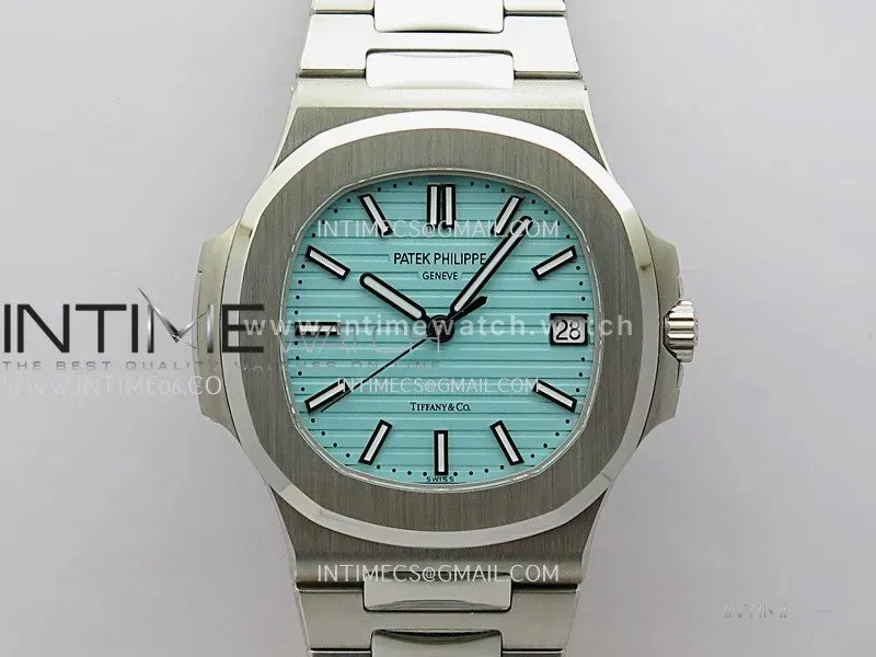 Nautilus 5711 3KF 1:1 Best Edition Tiffany Blue Dial on SS Bracelet A324 Super Clone V2