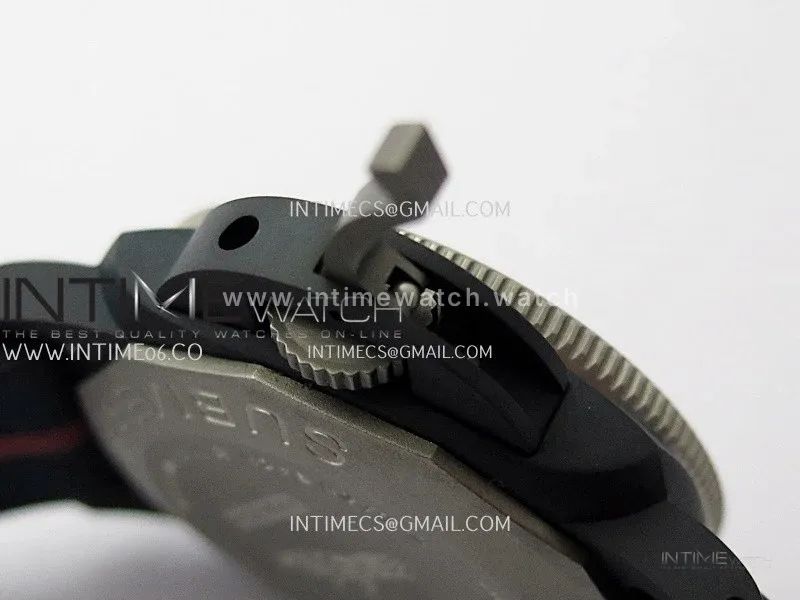 PAM1543 Luna Rossa Submersible 44mm Ceramic VSF 1:1 Best Edition White Dial On Blue Fabric Strap P900