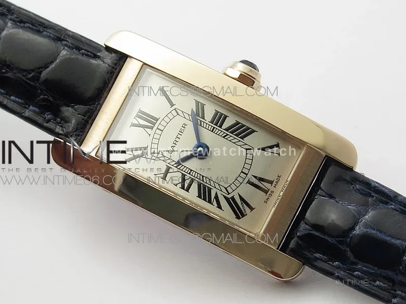 Tank WJTA0029 29mm 8848F RG Gold Dial on Black Croco Strap Ronda Quartz