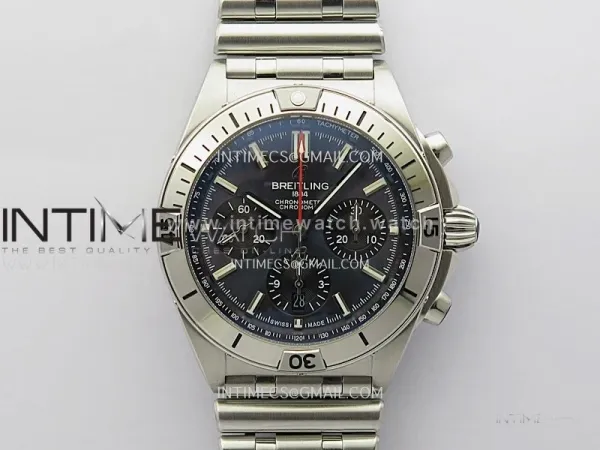 Chronomat B01 42mm SS TF 1:1 Best Edition Blue Dial on SS Bracelet A7750