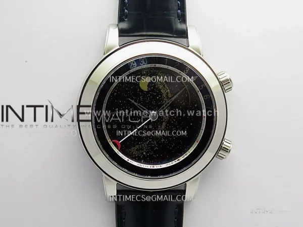 Grand Complications 6102P SS PPF 1:1 Best Edition Blue Dial On Blue Leather Strap Super Clone Asian 240